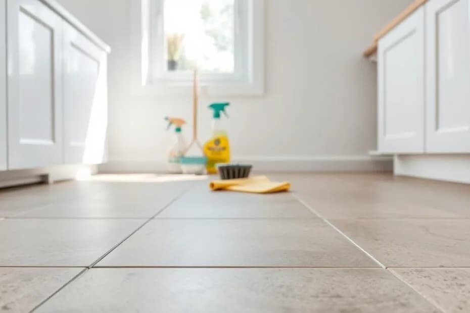 Czym myć kafelki podłogowe, aby uniknąć trudnych plam?